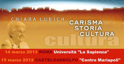 Conference Chiara Lubich and the religions