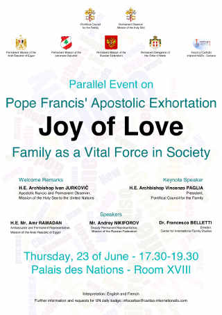 New Humanity at Amoris Laetitia in Geneva 2
